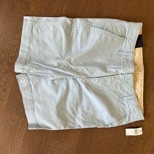 Light Blue Casual Shorts